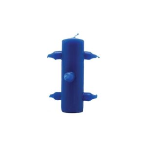 Bougie 7 mèches Bleue
