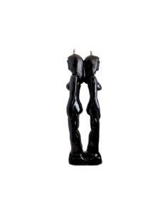 Bougie figurative Couple Femme-Femme Séparation Noir