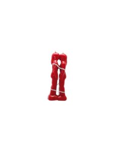 Bougie figurative Couple Femme-Femme enchaînées Rouge