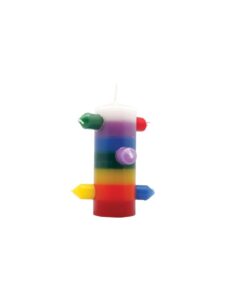 Bougie 7 mèches 7 couleurs