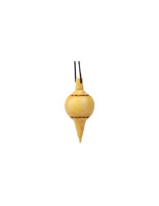 Pendule Boule en Buis gravé
