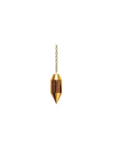 Pendule Sensibilité Cylindre doré avec chambre Lo Scarabeo